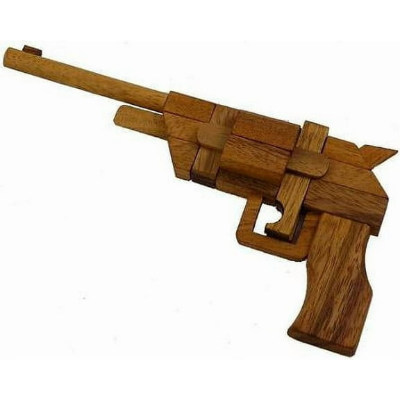 Pistol Kumiki - 3D Brain Teaser Wooden Puzzle