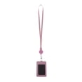 thumbnail image 1 of Porta Acreditación Portatarjetas Vertical de Cuero PU de Caras con Correa para Cordón en El Cuello - Rosado SM SunniMix Porta credencial con cordón, 1 of 8