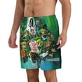 thumbnail image 2 of The Legend of Zelda Mens Swim Trunks Quick Dry Board Shorts with Mesh Lining, Hawaii Beach Shorts Swimwear Bathing Suits, 2 of 7