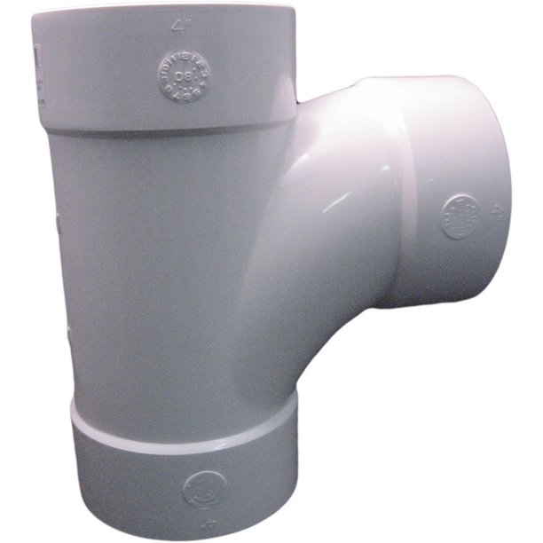 4" Sanitary Tee Sewer & Drain Sewer & Drain SDR 35 PVC - Walmart.com