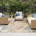 thumbnail image 3 of Nourison Aloha 7'10" x 10'6" Ivory Rose Modern Rug, 3 of 10
