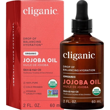 Cliganic Organic Jojoba Oil - 2oz