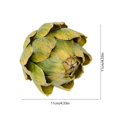 thumbnail image 3 of Artificial Artichoke Decor, Faux Vegetable Ornament, Realistic Kitchen Accent, Displays Layered Gradient Petals and Keeps Shape Year Round for Kitchen Table, Floral Arrangement, and Store Display., 3 of 6