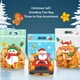 thumbnail image 5 of Guardurnaity 50 bolsas navideñas resellables con asas, de plástico resistente con forma de muñeco de nieve y Papá Noel, ideales para regalos de Disfraces de disfraces Feliz navidad, 5 of 6