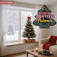 thumbnail image 4 of Stylish Metal Hanging Christmas Tree Wind Spinner - Design with Playful Cursive ' anz ' & ' Thimes ' - Perfect for Yard & Garden Decor, 4 of 7