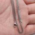 thumbnail image 2 of Collar de caja cuadrada de acero de titanio, cadena de clavícula, cadena de caja, cadena de collar de acero inoxidable, cadena colgante, 2 of 5