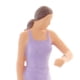 thumbnail image 2 of Escala 1:64, modelo en miniatura pintado a mano, s de saludo , s de personas pequeñas, diseño de , paisaje de diorama Vestido morado Sunnimix Modelos en miniatura de personas, 2 of 7