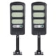 thumbnail image 1 of Lámparas de exterior impermeables con sensor de movimiento de 180° para pared, jardín, carretera y porche, 213 luces LED de seguridad solares, paquete de 2, 1 of 5