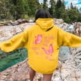 thumbnail image 4 of Graphic Hoodie for Women 2024 Cute Preppy Sweatshirt Long Sleeve Drawstring Pullover Tops with Pockets, 4 of 6