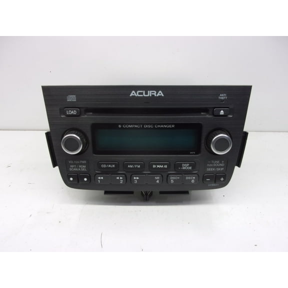 Pre-Owned 2005-2006 Acura MDX Satellite Radio Receiver 6 Disc CD Player 39101-S3V-A250 OEM - Verify Specific Vehicle Fitment In Description - (Good)