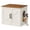 Rustic White and Honey Brown, variant on Feandrea Cat Litter Box Enclosure, Hidden Litter Box Furniture, Indoor Pet House End Table, 23.6 x 19.7 x 19.7 Inches, Heather Greige