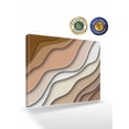 thumbnail image 2 of Brown Ombre Wall Art for Living Room,Canvas Picture Wall Decor for Bathroom Bedroom,Modern Geometric Abstract Aesthetic Cream Painting Artwork for Office Kitchen Hallway Dining Room Decor 12"x16", 2 of 8
