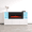 White, variant on Komi 03 Electric Fireplace Modern 63" Sideboard