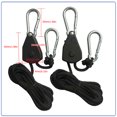 thumbnail image 2 of BLEEUS 14pcs 1.6M Ratchet Locking Hanger 1/8 Lift Pulley For Camping Tent Camping hiking essentials (G), 2 of 10