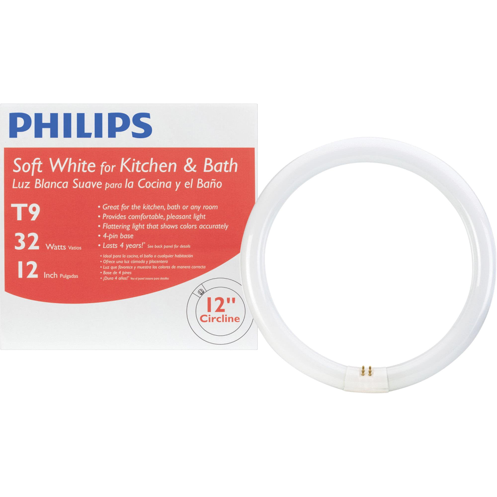 391227 - FC12T9/PREMIER/32W/12" Circular T9 Fluorescent Tube Light Bulb Walmart.com