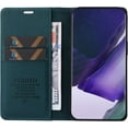 thumbnail image 2 of Case for Samsung Galaxy Note 20 5G PU Leather Wallet Case Cover,Samsung Galaxy Note 20 5G Flip Folio Case with Card Holders,Magnetic Phone Case Compatible with Samsung Galaxy Note 20 5G,Green, 2 of 13