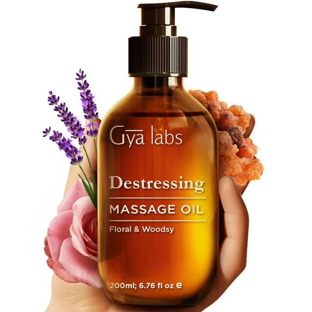 Aceite de Masaje Relajante Gya Labs 200 ml para Músculos Dolidos