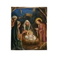 thumbnail image 2 of Meggemo Christmas Jesus Flannel Blanket Soft Warm Throw Blanket for Sofa Nap Time Home Holiday Season Christmas Decor, 2 of 6