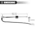 thumbnail image 4 of Unique Bargains Universal Marine Fuel Sending Unit Float Fuel Gauge Diesel Water Level Sender Unit Sensor 12.5' 318mm, 4 of 7