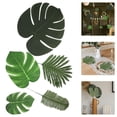 thumbnail image 1 of SHOWERORO 30Ud Hojas Decorativas Palma Artificial Para Ambiente Tropical Y Fiesta Luau, 1 of 6