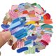 thumbnail image 2 of Calcomanías de PET transparentes con trazo de pintura abstracta, 60 unidades, 2 of 2