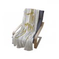 thumbnail image 4 of Hello Gorgeous Soft Flannel Fleece Throw Blanket, Calligraphy Words Brush Lettering on Graphic Sprayed Color, Cozy Plush for Indoor and Outdoor Use, 50" x 70", Yellow Earth Yellow, by Ambesonne, 4 of 6