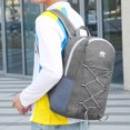 thumbnail image 4 of Mochila Plegable Mochila de viaje plegable y ligera para montañismo (gris claro) Ehuebsd Para Estrenar, 4 of 6