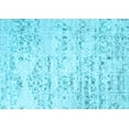 thumbnail image 1 of Ahgly Company Indoor Rectangle Solid Light Blue Modern Area Rugs, 4' x 6', 1 of 4