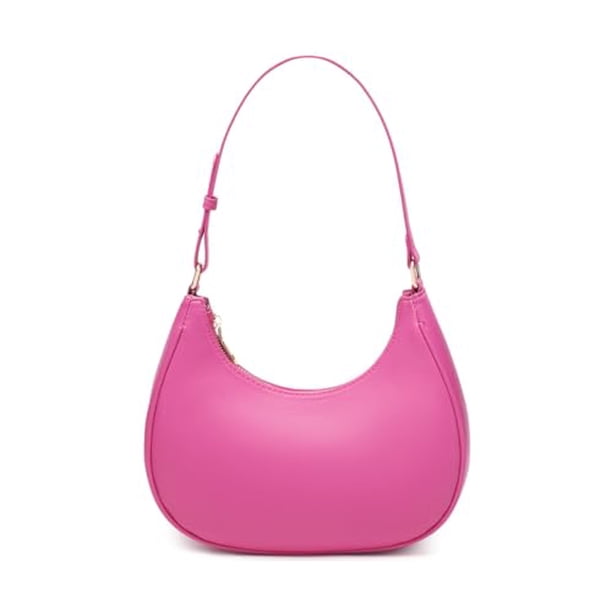 WSRYDJDL Crescent Bolsos de hombro para mujer lindo Hobo Tote bolso debajo del brazo monederos mini bolso de embrague con cierre de cremallera