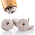 thumbnail image 4 of 24 deslizadores para muebles, deslizadores de fieltro con tornillos para sillas, almohadillas para muebles para sillas, mesas y sofás con patas de madera, protectores de suelo 24 mm, 4 of 9