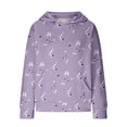 thumbnail image 7 of Mercatoo Trendy Hoodies for Teen Girls Flowers Graphic 𝐇ooded Sweatshirts Gradient Long Sleeve Fall Winter Oversized Hoodie, 7 of 7