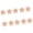 Light pink dark, variant on 10Pcs Flower Shape Cufflinks Buttons Metal Sewing Buttons Closure For Jackets
