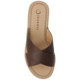thumbnail image 4 of Journee Womens Biara Slip On Platform Wedge Sandals, 4 of 9