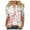 Hot Pink, variant on Women's 3/4 Sleeve Tops V Neck Button Down Up Floral Print Shirts Loose Fit Elbow Sleeve Henley Blouses Beach Vintage Tee Shirts Casual Clothes Wine M