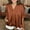 Brown, variant on Women's Plus Size Blouses 3/4 Sleeve Dressy Tunic Tops V Neck Casual Loose Blouse Pleated Shirts Women's Athletic Tops Womens T Shirts Shirts Comfy Women Womens T Shirts Short Sleeve Loose Fit Workout