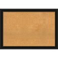 thumbnail image 2 of Amanti Art Natural Cork Board Framed Manhattan Black Bulletin Board 34 in. x 16 in., 2 of 5