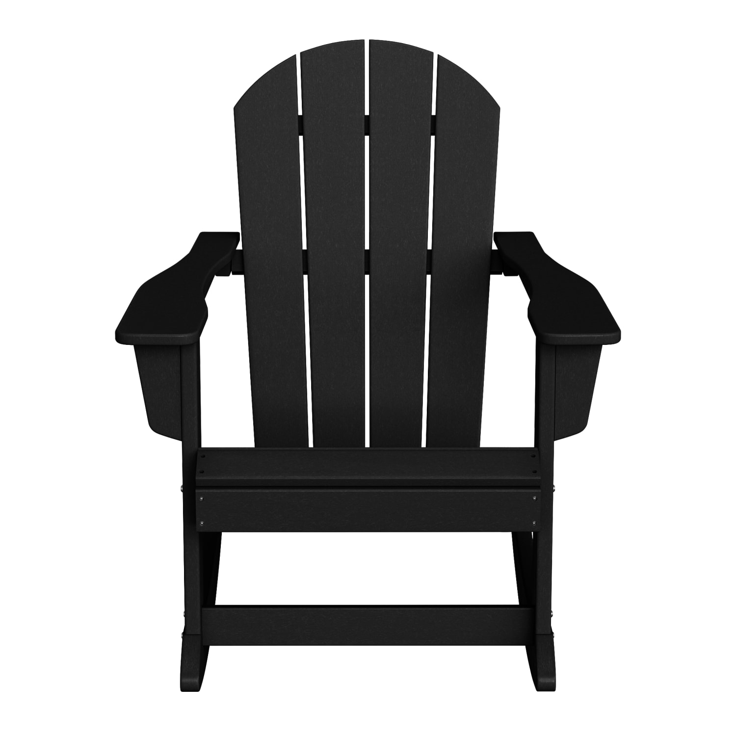 WestinTrends Malibu Adirondack Rocking Chair Black photo 3