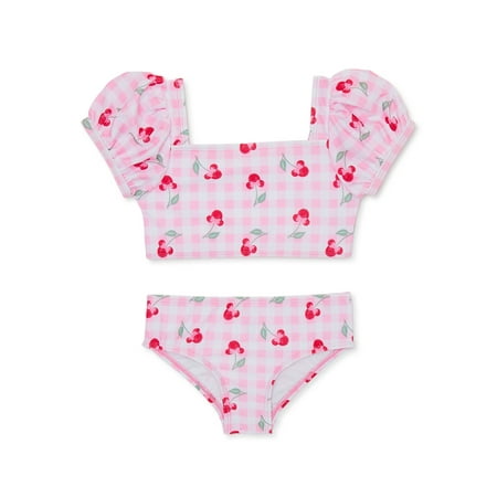 

Minnie Mouse Toddler Girl Puff Sleeve Bikini 2-Piece Sizes 12M-5T