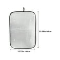 thumbnail image 2 of ORDDIART Aluminum Foil Rv Door Window Shade for Long Distance Travel 4Pcs Silver Rectangular, 2 of 6