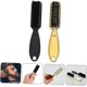 thumbnail image 2 of 2 Pack Neck Hair Cleaning Brush with Ergonomic Handle for Barber and Home Use in Black and Gold, 2 of 4