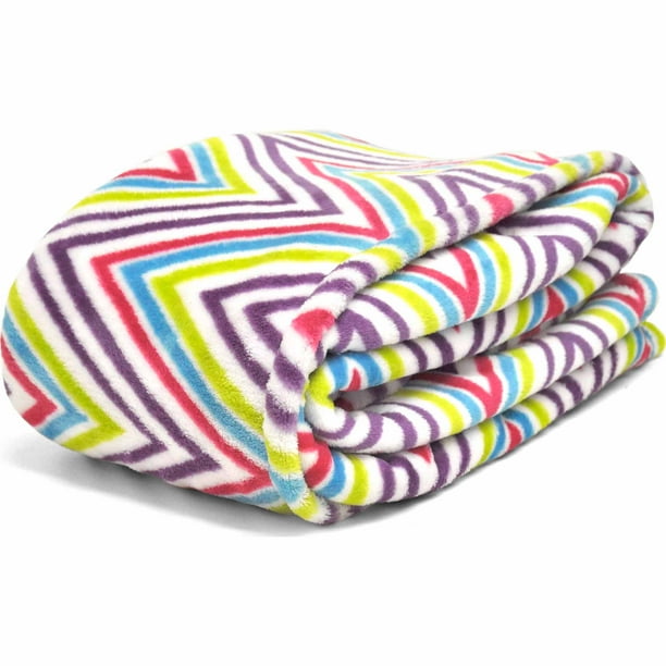 Mainstays Kids Chevron Blanket, 1 Each - Walmart.com - Walmart.com