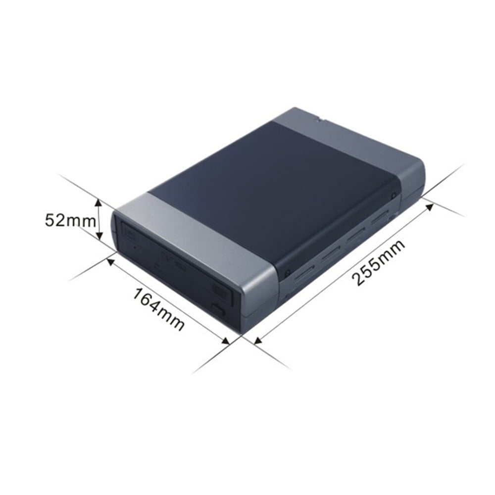 5.25 inch USB 2.0/USB 3.0 SATA External Optical Drive Case Enclosure Box Adapter For Windows 7 For Mac PC