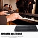 thumbnail image 1 of Tapa Contra El Polvo Cubierta de teclado plegable a prueba de polvo para piano Digital electrónico de 61/88 teclas, color negro, 1 of 3