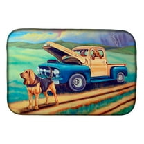 Caroline's Treasures Bloodhound Dish Drying Mat