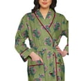 thumbnail image 4 of Moomaya Printed Bath Robe Girls Sleepwear Cotton Long Nightwear Loungewear, 4 of 6