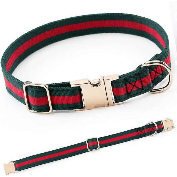 Premium Dog Collar, Cute Dog Collars Luxury Style, Durable Pet Collars with Metal Buckle Safety for Medium Dogs M