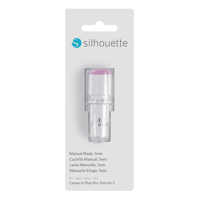 Cuchilla de Corte Silhouette Manual Premium 1MM para Cameo 4 y Portrait 3