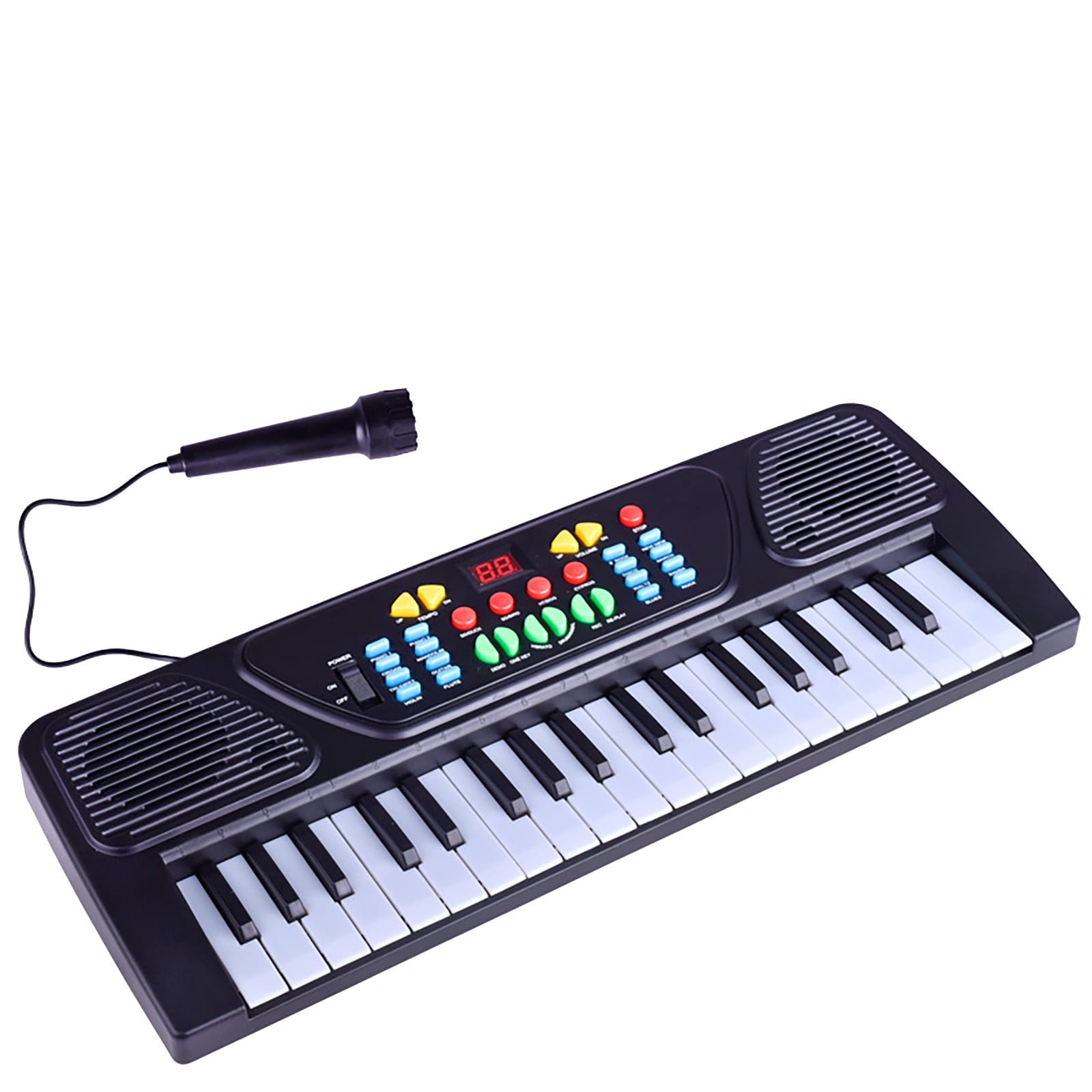 37 Keys Digital Electronic Keyboard For Kids With Microphone Usb Cable Piano Gift For Children