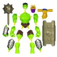 thumbnail image 3 of MixMashers Marvel Avengers Hulk Toy, 5” (12 cm) Avengers Deluxe Mix-&-Match Figure, 4+, 3 of 12