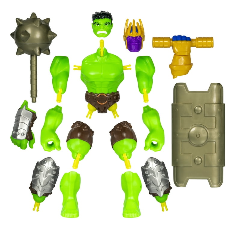 MixMashers Marvel Avengers Hulk Toy, 5” (12 cm) Avengers Deluxe
